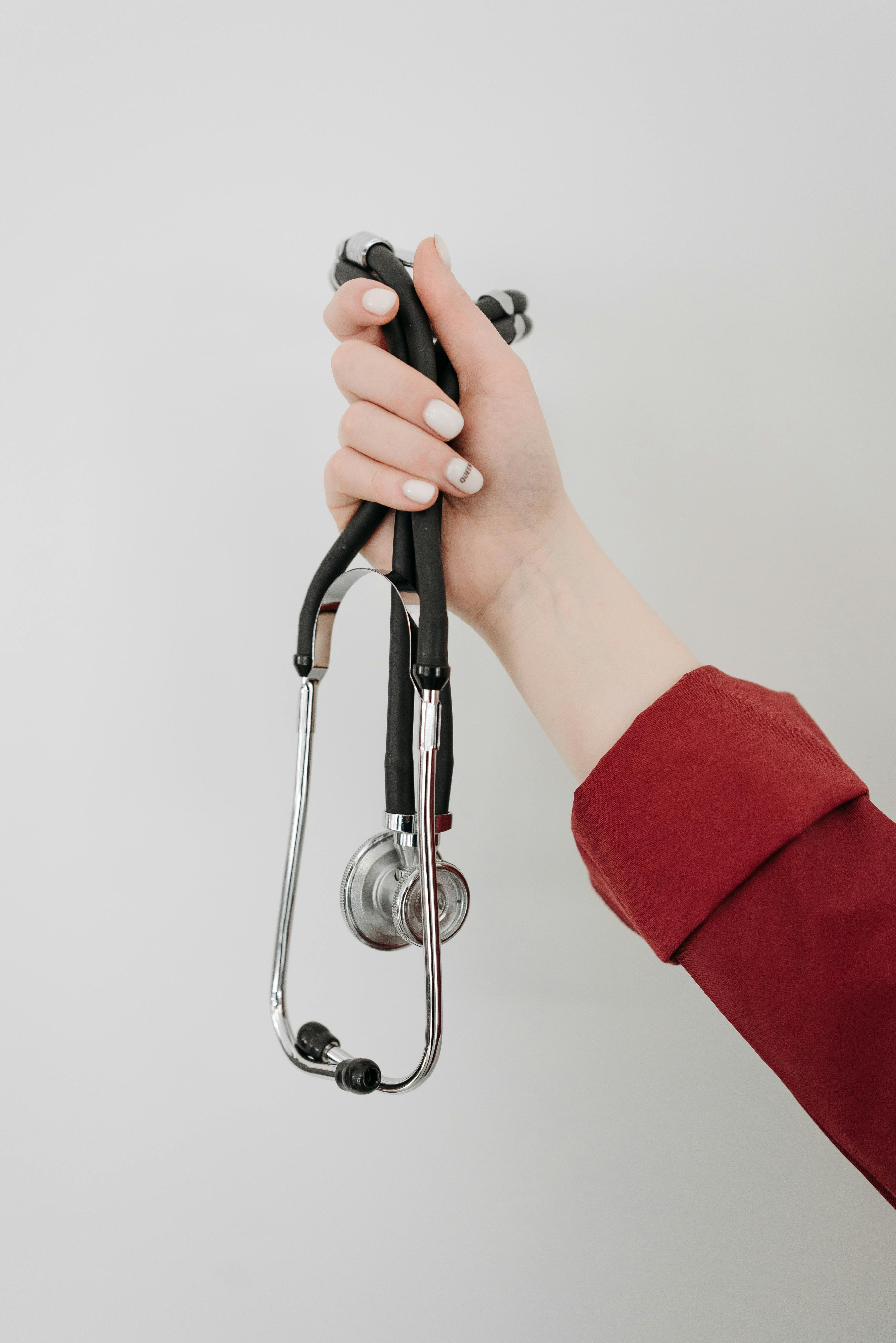 Hearing diagnostic test being performed